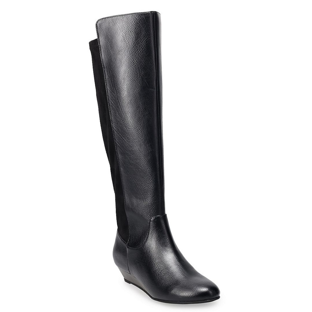 SO Albacore Women's Wedge Knee High Boots, New